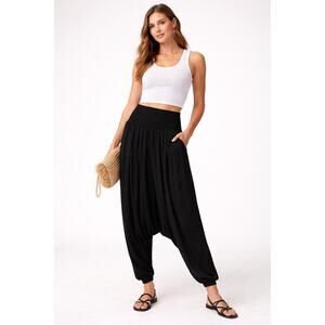 MSRP $185 ✨ Valentina of London Harem Pants – One Size (Fits S–L Perfectly) ✨